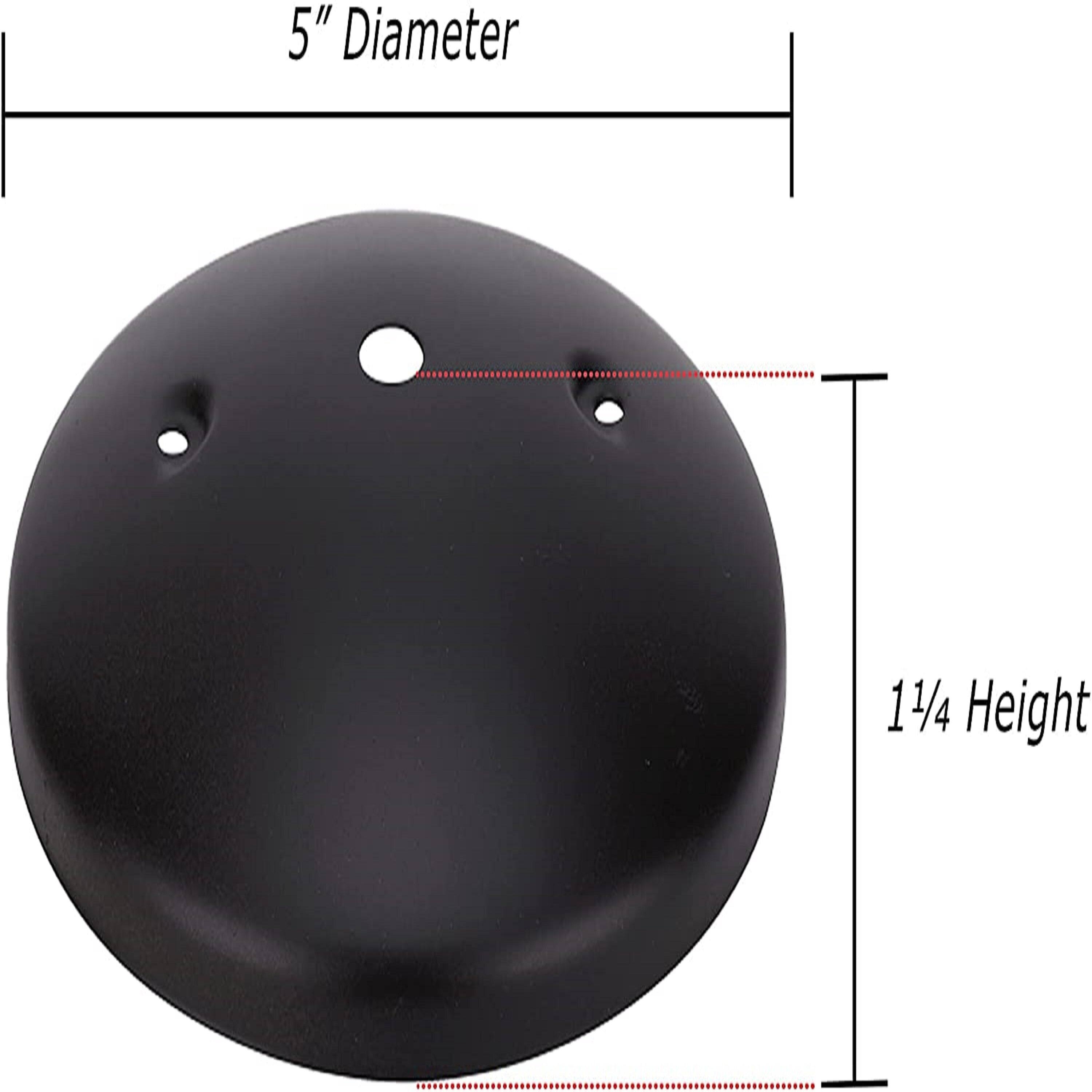 Aspen Creative Modern Light Fixture Canopy Kit, 5" Diameter with Collar